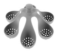 SECFOU Silicone Egg Steamer Rack with 6 Holes Egg Poacher Cups Steaming Basket for Kitchen and Home Use Easy to Clean for Cooking Fruits