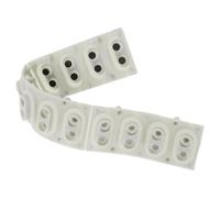 SECFOU Silicone Keyboard Contact Strip Replacement for Electronic Piano 12-key Repair Kit Conductive Rubber Pad for Electronic Keyboard Key Contact Maintenance