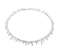 SECFOU Silver Metal Crown Headband Thorn Design, Versatile Unisex Party Accessory for Prom and Birthday Events, Unique Standout Style for Women and Men