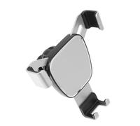SECFOU Silver Vehicle Phone Holder for Mobile Phone with Abs Material Direction Adjustment and One-handed Operation Suitable for Dashboard Use for Vehicle Navigation