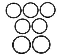 SECFOU Singing Bowl Rubber Rings Wear-resistant Rubber Material 7pcs for Crystal Bowls for Meditation and Yoga Sessions