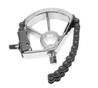 SECFOU Single Kick Pedal for Bass Drum Double Chain Link Sensitivity Compatible Drum Set Easy to Install Percussion Accessory Silver