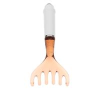 SECFOU Sixfinger Dualhead Resin and Beads Scalp Massager and Manual Massage Tool for Comprehensive Relaxation and Alleviating Facial Fatigue, for Body and Facial Massages