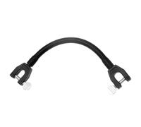 SECFOU Ski Tip Connector Training Aid Black Clamp for Beginners Lightweight Portable Ski Control Tool for Teaching Basic Turning and Speed Management