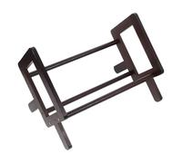 SECFOU Small Desktop Book Stand Rack, Multi-Layer Portable Book Holder for Office and Study, Natural Color Compact Bookshelf Organizer for Documents and Reading Materials