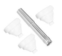 SECFOU Small Trumpet Mouthpiece Set 3 Pieces 3c 5c 7 Model Brass Instrument Accessories Carrying Case for Beginners Portable Trumpet Parts in White
