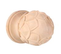 SECFOU Solid Wood Staircase Finial Wooden Finials European Style Decorative Post Topper with Intricate Wood Carvings Sturdy Resistance to Daily Wear and Tear for Household Staircase