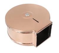 SECFOU Stainless Steel Tissue Holder Wall Mounted for Toilet and Hotel Use, Easy to Install with Anti-splashing Water Feature, Modern round Paper Holder with Unique Design