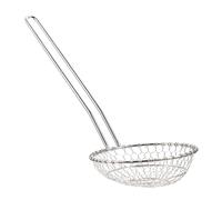 SECFOU Stainless Steel Wire Skimmer Spoon Cooking Strainer with Precise Filter Screen Multi-Function Kitchen Utensil for Frying French Fries Poached Eggs Vegetables and Meat