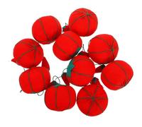 SECFOU Stitch Pin Cushion Bulk 10pcs Tomato Shaped Red PP Cotton Needle Holder for Teenagers and Portable Embroidery Use