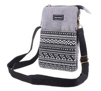 SECFOU Stylish Cotton Phone Purse Cross Body Bag with Single-shoulder Strap Design and Moderate Capacity, Portable and Comfortable Hand Feeling, for Casual Outdoor Use