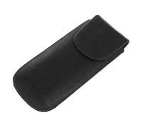 SECFOU Ten-Hole Harmonica Storage Box Protective Cover Portable Imitation Leather Case with Thick Lining Simple Chic Style for Travelling Outdoors 4.91X2.20X0.39In