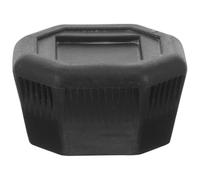 SECFOU Tennis Racquet Bottom Cover Plastic Handle End Cap for Stable Hold and Portable Use Suitable for Tennis Players Black Racket End Cover