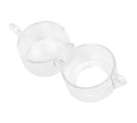 SECFOU Transparent Emergency Stop Button Cover Lightweight Protective Round Switch Guard for Accidental Touch Prevention Durable Material and Secure Design