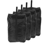 SECFOU Travel Packing Cubes Garment Bags 4pcs Waterproof Clothes Organizer Bags Large Capacity Polyester for Luggage Packing Organizers Black Shoes and Shirts