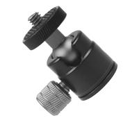SECFOU Tripod Mount Adapter Camera Bracket Ball Head Aluminum Alloy with 1/4 Screw, 360° Rotation, Sturdy and Easy Adjustment for Projectors and Devices