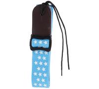 SECFOU Ukulele Strap with Leather Head Made of Pure Cotton Adjustable for High Strength and Convenient Carrying in Light Green Suitable for Standing to Play Guitar