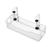 SECFOU Under Desk Cable Management Tray Compact Wire Organizer for Office and Home No Drill Installation Space Saving Cord Management Basket for Neat Desktop Arrangement