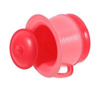 SECFOU Unisex Chamber Pot with Handle Portable Ergonomic Plastic Bucket for Children Travel Camping Bedside Potty Commode Bucket