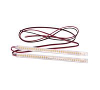 SECFOU Universal Car Rear View Mirror Turn Signal Light Built-in Decoding with 28 LED Lights, Fpcb Material Easily Viewing at Night, Suitable for Center Net and Car Trunk Installation