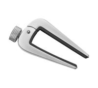 SECFOU Universal Classical Capo 6 Adjustable Guitar Silver for 12 Stable and String Acoustic Electric Guitar and Bass Mandolin with Zinc Alloy and Silicone for Precise Tuning