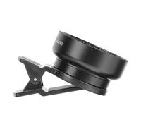 SECFOU Universal Clip Macro Lens for Smartphones 0.45x Ultra-Wide Angle Macro Lens Compatible Mobile Devices High-Definition External Camera Attachment