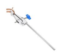 SECFOU Universal Iron 4 Prong Cork Lined Lab Clamp for Flasks and Test Tubes, Sturdy and Reliable Laboratory Equipment Prolonged Lifespan, for Experiments