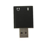 SECFOU Usb Audio Adapter Headphone and Microphone Jack External Sound Card for Laptops and Streaming No Drivers Required Compact Design for Gaming and Music