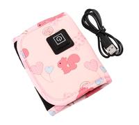 SECFOU USB Bottle Warmer Bag Insulated Feeding Bottle Sleeve Portable Milk Warmer Cover for Newborns Travel Use with Constant Temperature Heating Random Color