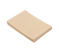 SECFOU Vintage Kraft Lined Letter Paper A5 21x15cm, 100 Sheets of Retro Lined Stationery for Writing Letters and Notes, Old-Fashioned Kraft Paper for Office and Personal Correspondence