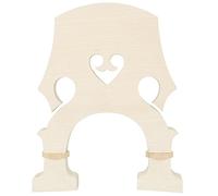 SECFOU Violin Bridge Replacement Adjustable Wooden Bridge for Bass Violin Maple Material Screws Accessory for Musicians