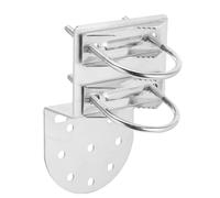 SECFOU Wall Mount Clamp for Pole Radio Antenna Mounting Bracket Made of Iron with Weather Resistant Finish, Versatile Use for Outdoor and Commercial Buildings, Antenna Mount Kit for Roof