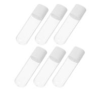 SECFOU Water Flosser Travel Case Portable Plastic Dental Flosser Storage Box for Oral Irrigator Nozzles 6pcs with Dustproof Cover, Compact Design for Home and Travel Use
