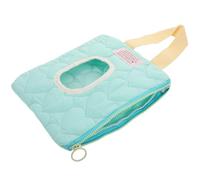 SECFOU Wet Tissue, Stroller Cotton Bag Light Green Hanging Storage Organizer with No Strange Smell for and Wipes Travel Case Pouch Travel Outdoor Use