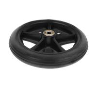 SECFOU Wheelchair Front Replacement Rubber Tire 8-inch Single Wheel for Mobility Aids Sturdy Outdoor Wheelchair Accessory