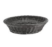 SECFOU Wicker Bread Basket with Large Capacity for Organizing Food Items and Storing Snacks, Imitation Rattan Pp Material with Elegant Appearance, for Store and Tabletop Use