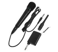 SECFOU Wired Wireless Microphone Set Dual Functionality Easy to Use 6.3mm Jack Random Color