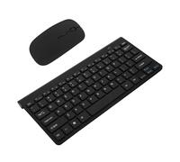 SECFOU Wireless Keyboard and Mouse Combo Compact Quiet Multimedia Keyboard and Mouse for Laptop and Pc with Ghz Connectivity Modern Design