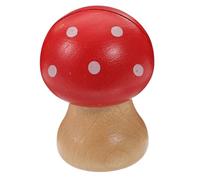 SECFOU Wooden Mushroom Memo Clip 3D Desktop Message Folder Cute Red Clip Decoration Multifunctional Photo Holder Adorable Desk Accessory for Office Decor