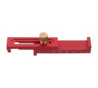 SECFOU Woodworking Seam Gauge Tool Precise Mortise Measurement and Wide Measurement Range, Aluminium Alloy Construction, Narrow Profile Design for Woodworking Joinery and Carpenter