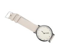 SECFOU Wrist Watch Quartz Movement Leather Strap Stylish for Women with Wood Grain Dial Lightweight Design, Accurate Time Keeping, for Casual Events and Parties