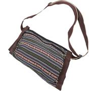 SECFOU Yoga Mat Bag with Single-Shoulder Design for Easy Carrying, Made of Polyester and Cotton, Easy to Clean, Brown Colour, for Yoga Practice and Fitness Sessions