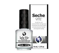 Seche Vite dry fast top coat clear, quick-drying & long-lasting nail top coat, the original, 14 ml
