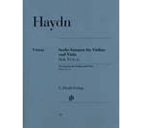 Sechs Sonaten Fur Violine Und Viola Franz Joseph Haydn Book [Softcover] Violin a