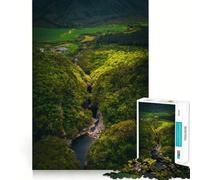 Secluded Basins 1000 Pieces Jigsaw Puzzles for Teenagers Improve Memory Mental Relax Sharp Edge Creative Gift (38x26cm)