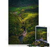 Secluded Basins 1000 Pieces Jigsaw Puzzles for Teenagers Improve Memory Mental Relax Sharp Edge Creative Gift (38x26cm)