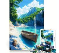 Secluded Beach Cove 1000 Piece Jigsaw Puzzle for Teenagers Logic Toy Group Play Precision Cut Thoughtful Gift (38x26cm)