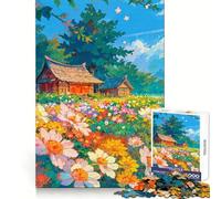 Secluded Living 1000 Piece Jigsaw Puzzles for Teenagers Mind Challenge Toy Quiet Hobby Precise Cut Seasonal Gift (38x26cm)