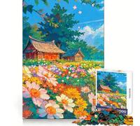 Secluded Living Jigsaw Puzzles 1000 Pieces for Adults Brain Skill Stress Release Exact Edge Wall Art Decor (50x75cm)