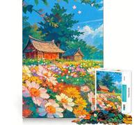 Secluded Living Jigsaw Puzzles 1000 Pieces for Adults Brain Skill Stress Release Exact Edge Wall Art Decor (50x75cm)
